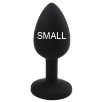 X-CITE SMALL SILICONE PLUG BLACK